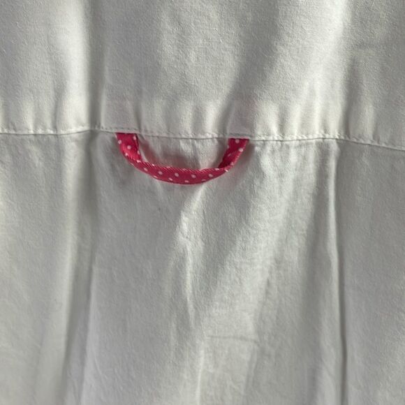 Sag Harbor Sport in Action Ladies Golfer Long Sleeve Blouse, Size Medium, White - Picture 6 of 8